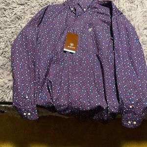 Ariat Dress Shirt, Paisley NWT